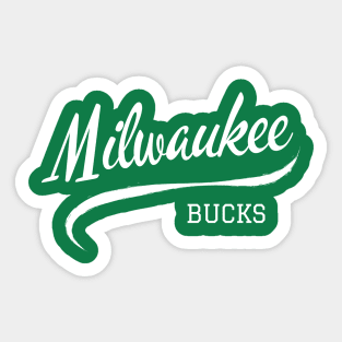 Bucks Retro Sticker